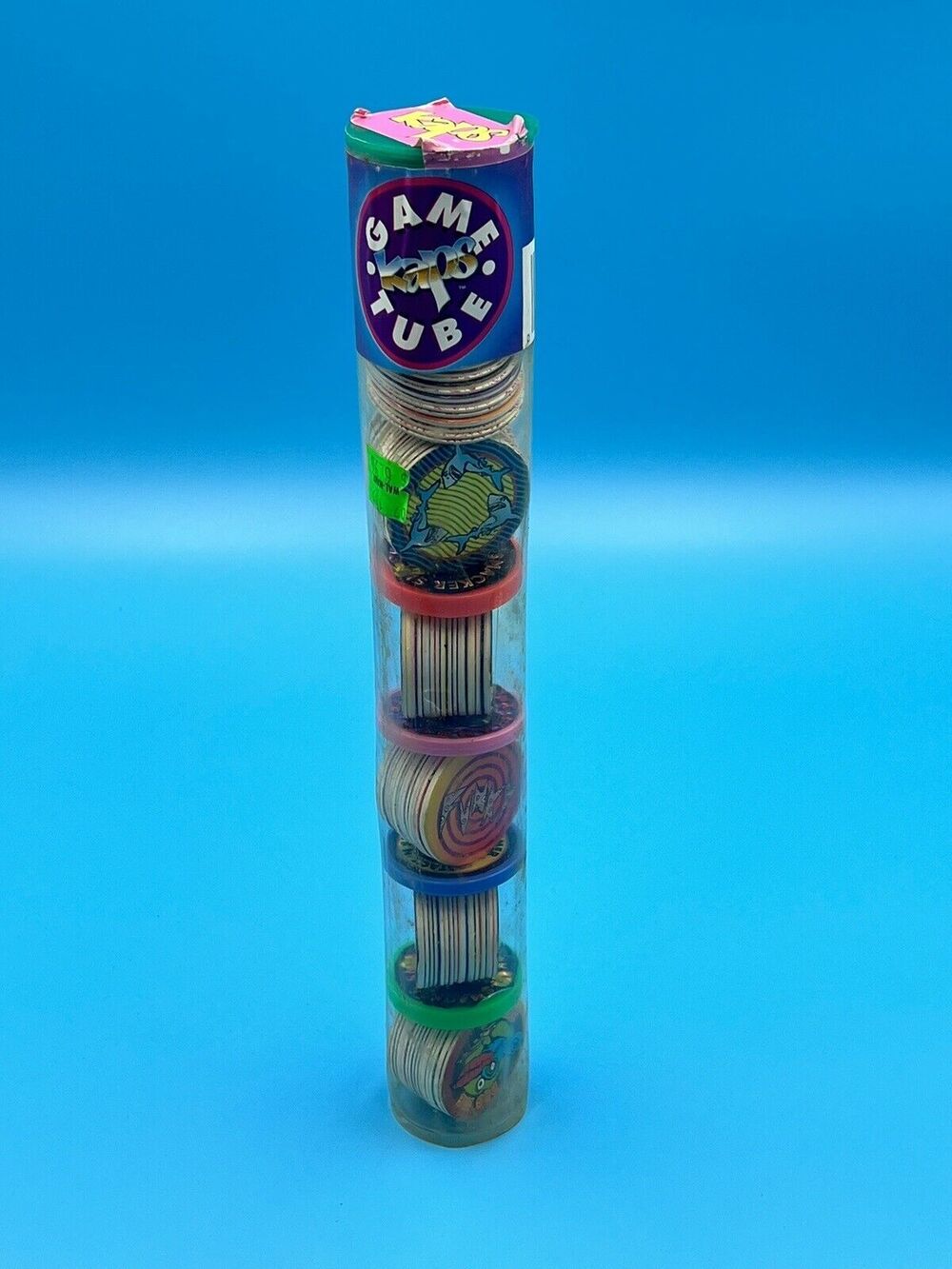 1995 TREAT ENTERTAINMENT KAPS GAME TUBE OVER 100 KAPS 4 SLAMMERS NEW PACKAGE